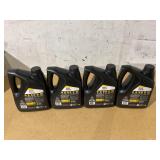 4PCS Mobil Delvac 1300 Super Heavy Duty Premium Synthetic Blend Diesel Engine Oil 15W-40, 1 Gallon