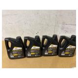 4PCS Mobil Delvac 1300 Super Heavy Duty Premium Synthetic Blend Diesel Engine Oil 15W-40, 1 Gallon