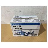 4PCS Mobil Delvac 1300 Super Heavy Duty Premium Synthetic Blend Diesel Engine Oil 15W-40, 1 Gallon