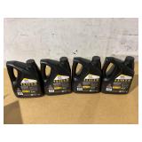 4PCS Mobil Delvac 1300 Super Heavy Duty Premium Synthetic Blend Diesel Engine Oil 15W-40, 1 Gallon