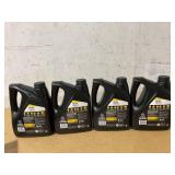 4PCS Mobil Delvac 1300 Super Heavy Duty Premium Synthetic Blend Diesel Engine Oil 15W-40, 1 Gallon