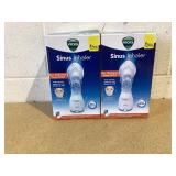 LOT OF 2 Vicks Steam Sinus Inhaler with 4 Bonus VapoPads, Allergies and Colds