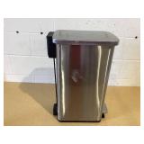 Better Homes & Gardens 7.9 Gallon Slim Stainless Steel Step Kitchen Trash Can