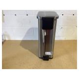 Better Homes & Gardens 7.9 Gallon Slim Stainless Steel Step Kitchen Trash Can