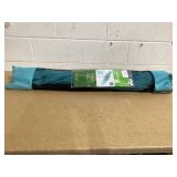 Mainstays 7.5-Foot Round Market Push-up Patio Umbrella, Aqua