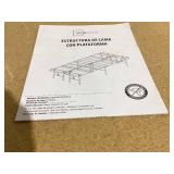 Mainstays 14 inch High Profile Foldable Steel Platform Bed Frame Twin