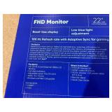 onn 22" FHD (1920 x 1080p) 100hz Bezel-less Office Monitor with 6.07ft HDMI Cable