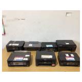 LOT OF 7 Epson & HP Printers