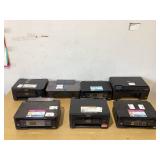 LOT OF 7 Epson & HP Printers