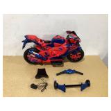 6V Spiderman Motorcycle, Battery Ride on Toy, for Kids, Ages 3+