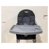 Cosco Kids Simple Fold High Chair, Noir Dot