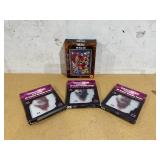 LOT OF 4 Godzilla 3D Motion Posters & One Piece LED Wall Art