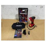 Bullseye Pro Tire Inflator 150 PSI Electric Air Compressor Portable Air Pump Car Bike LED 12V DC