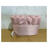 10PCS Full Size Mainstays Blush Pink Bed in a Bag Comforter Set with Sheets