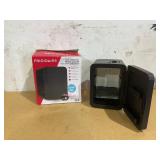 Frigidaire, Retro 10L, 15-Can Mini Personal Fridge Cooler, EFMIS183, Black Stainless Steel