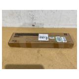 FLYJOE Picture Ledge Wall Shelves 24 Inch Width Set of 2, Solid Pine Wood Rustic Floating Ledge Shelves for Wall,Walnut