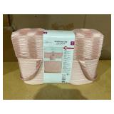 10PCS Full Size Mainstays Blush Pink Bed in a Bag Comforter Set with Sheets