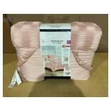 10PCS Full Size Mainstays Blush Pink Bed in a Bag Comforter Set with Sheets