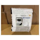 5PCS Full/Queen Mainstays White and Black Embroidered Comforter Set