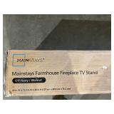 Mainstays Farmhouse Fireplace TV Stand for TVs up to 55"