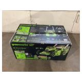 Greenworks 60V 21 Cordless (Push) Lawn Mower (LED Lights + Aluminum Handles), 5.0Ah Battery and Rapid Charger