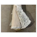 SAFAVIEH Polar Abbot Solid Shag Area Rug, Silver, 5