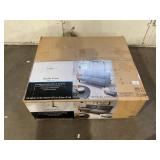 Mainstays 66" Studio Futon, Gray Linen Upholstery