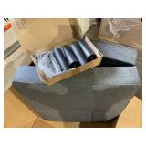 Mainstays 66" Studio Futon, Gray Linen Upholstery