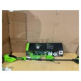 Greenworks 60V 16" Carbon Fiber Shaft String Trimmer with (1) 2.5 Ah Battery & 3A Charger