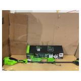 Greenworks 60V 16" Carbon Fiber Shaft String Trimmer with (1) 2.5 Ah Battery & 3A Charger