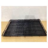 Vibrant Life Double-Door Folding Metal Wire Dog Crate with Divider