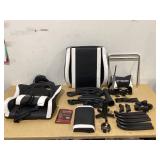 GTRACING GTWD-200 Ergonomic Gaming Chair with Adjustable Pillows and Footrest