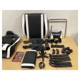 GTRACING GTWD-200 Ergonomic Gaming Chair with Adjustable Pillows and Footrest