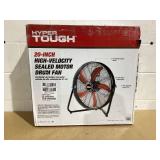 Hyper Tough New 20 inch High Velocity Sealed Motor Drum Fan with Wall Mount