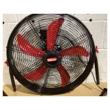 Hyper Tough New 20 inch High Velocity Sealed Motor Drum Fan with Wall Mount