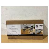 5PCS Mainstays Resin Card Folding Table and Four Folding Chairs Set