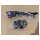 Brookstone Handheld Percussion Body Massager, 4 Vibration Modes, 5 Interchangeable Heads