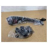 Brookstone Handheld Percussion Body Massager, 4 Vibration Modes, 5 Interchangeable Heads