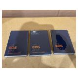 LOT OF 3 The EOS Life Journal and Planner