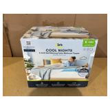 King Size Serta 3" Cool Nights Gel Memory Foam Mattress Topper