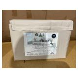 6PCS King Size Color Sense 1200-Thread-Count Cotton Blend Sheet Set