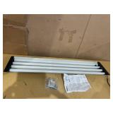 Hyper Tough 4-ft 10000 Lumen Plug-in 4-Tube Integrated LED Shop Light Fixture