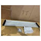 Hyper Tough 4-ft 10000 Lumen Plug-in 4-Tube Integrated LED Shop Light Fixture