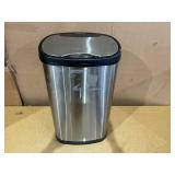 Nine Stars 13.2 Gallon Trash Can, Motion Sensor Kitchen Trash Can, Stainless Steel