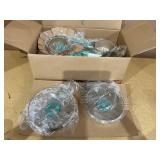 GreenLife 15-Piece Soft Grip Toxin-Free Healthy Ceramic Non-Stick Cookware Set, Turquoise, Dishwasher Safe