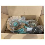 GreenLife 15-Piece Soft Grip Toxin-Free Healthy Ceramic Non-Stick Cookware Set, Turquoise, Dishwasher Safe