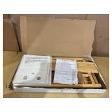 Better Homes & Gardens 35L 2-Bin Adult Rectangular Bamboo Laundry Hamper Sorter with Removable Linen Liner, Natural Wood & Vanilla Dream