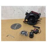 Hyper Tough 20V 6.5in. Brushless Cordless Circular saw, with 2.0Ah Battery Pack and Standard Charger