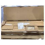 Better Homes & Gardens Reading Refined Farmhouse TV Stand for TVs up to 65", Light Honey Finish