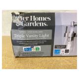Better Homes & Gardens 22" Contemporary 3-Head Vanity Light